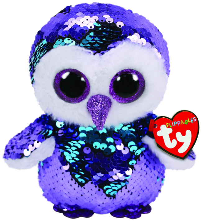 TY MOONLIGHT BEANIE BOOS NEW HARD TO FIND-LOVES HALLOWEEN RED TAG-RETIRED 