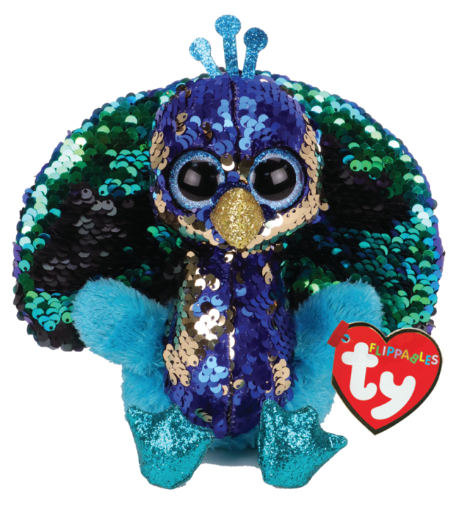 Peacock beanie boo hotsell