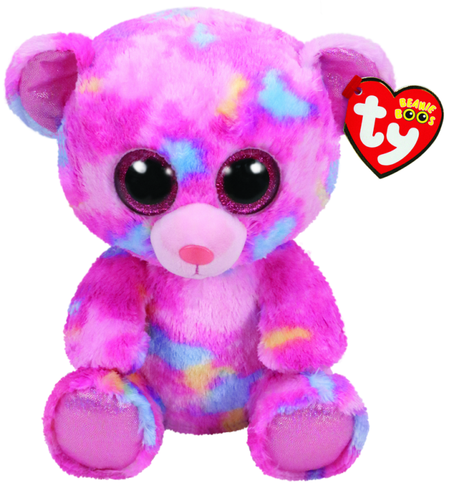 Franky the Multicoloured Bear Medium Beanie Boo