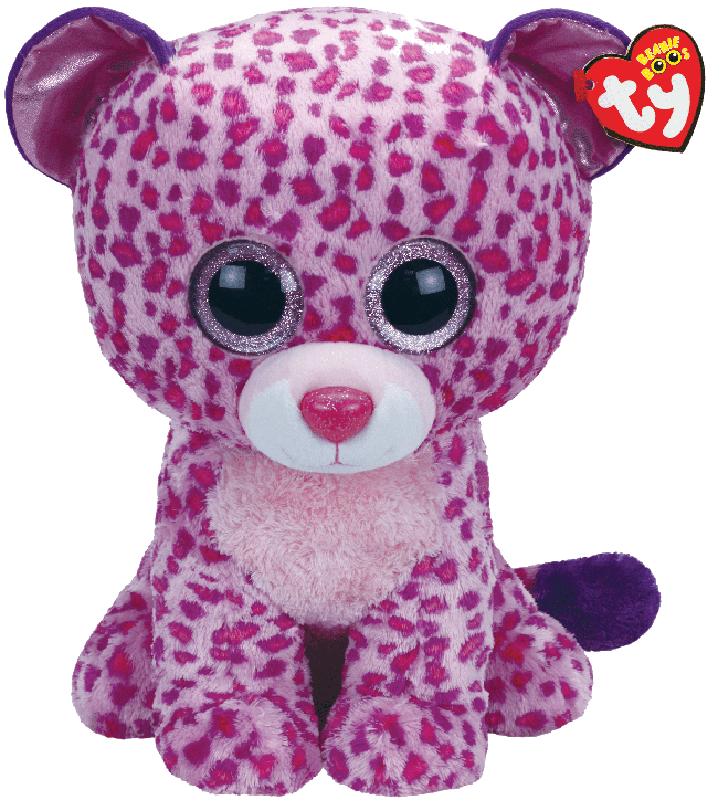 Beanie Boos Australia Glamour the Pink Leopard large