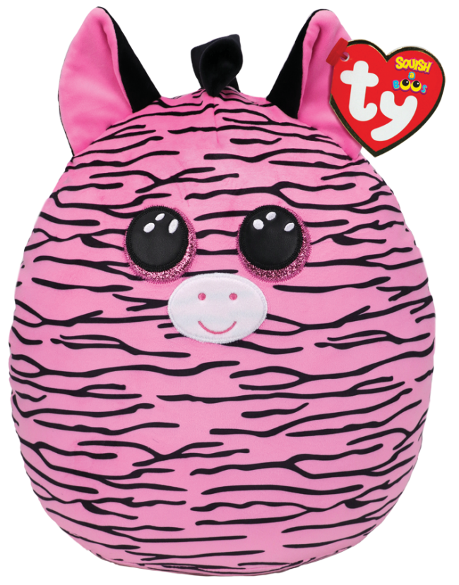 Zoey the Zebra Large Squish A Boos