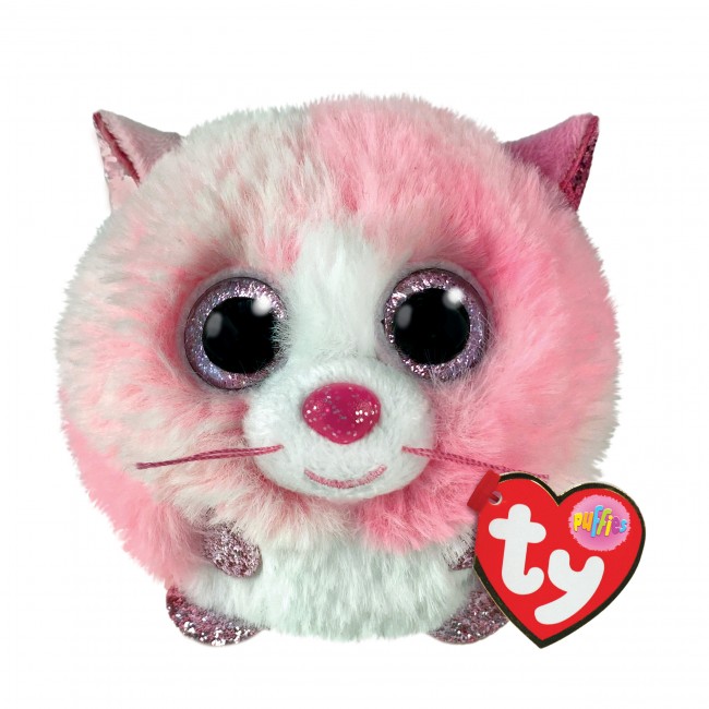 Beanie Boos Australia Tia the Pink Cat Valentine s Day Ty Puffies Ty Puffies Teeny Tys All Products