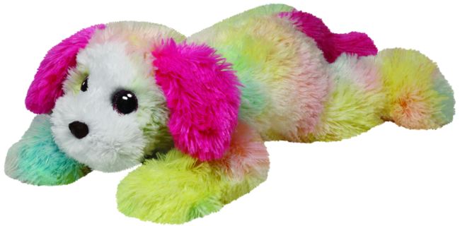 Beanie Boos Australia Classic TY Rainbow Yodeler Dog medium