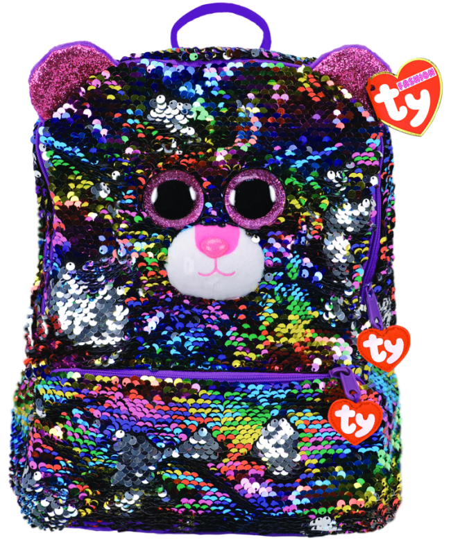 Dotty the Leopard Sequin Backpack