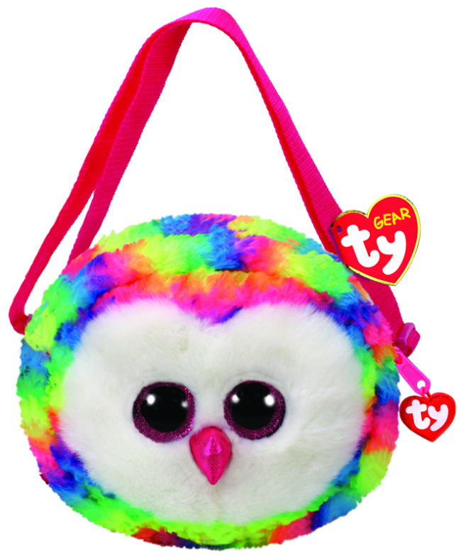 Beanie Boos Australia - Owen the Multicoloured Owl (purse)