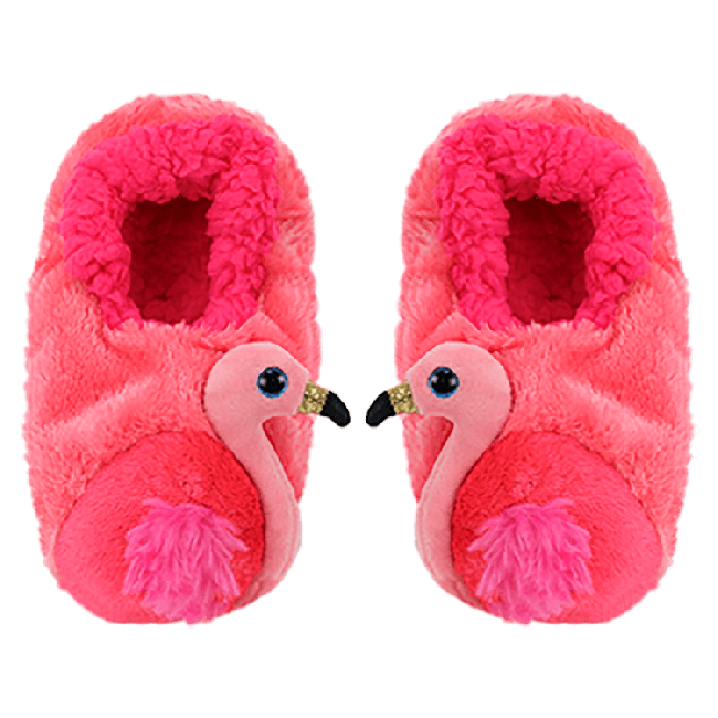 Girls flamingo hotsell slippers