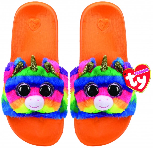 Beanie Boos Australia Gemma The Rainbow Unicorn Slides Large