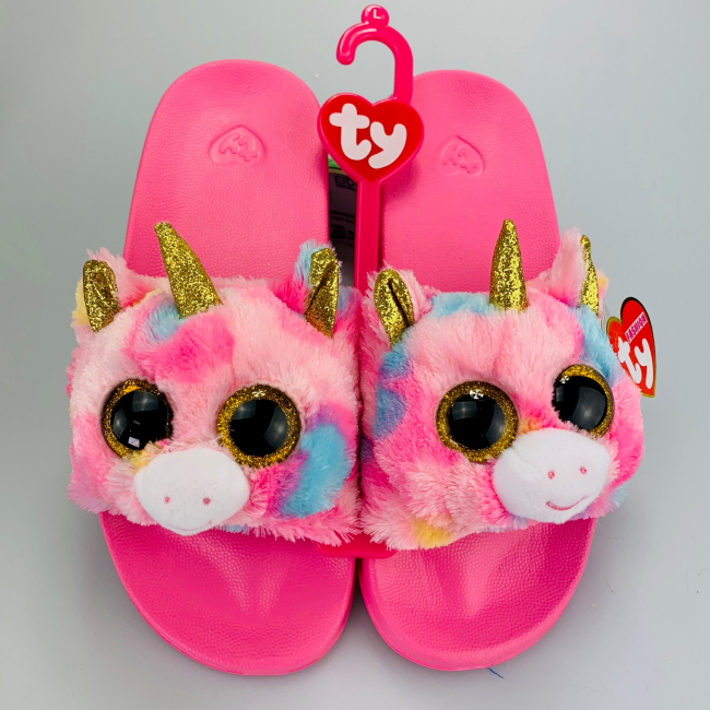 ty beanie baby unicorn slippers