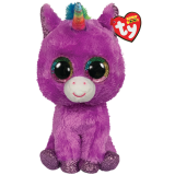Rosette the Purple Unicorn Regular Beanie Boo
