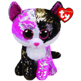Malibu the Pink & Black Cat Medium Flippable
