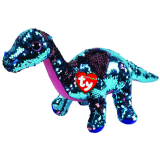 Tremor the Aqua & Pink Dinosaur Medium Flippable