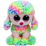 Rainbow the Multicoloured Poodle Medium Beanie Boo