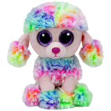 Rainbow the Multicoloured Poodle Regular Beanie Boo