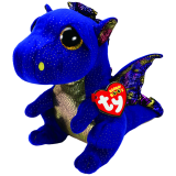 Saffire the Blue Dragon Medium Beanie Boo