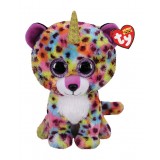 Giselle the Multicoloured Leopard with Horn Medium Beanie Boo