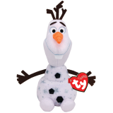 Frozen 2 Olaf Snowman Medium Sparkle Beanie Babies