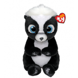 Rukus the Black and White Skunk Regular Beanie Bellies