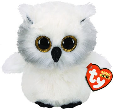 Austin the White Owl Regular Beanie Boo