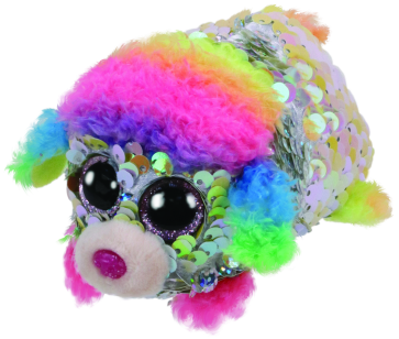 Rainbow the Multicoloured Poodle Sequin Teeny Tys
