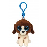 Muddles the Brown and White Dog  Clip Beanie Boo