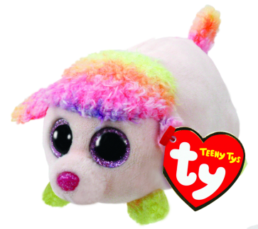 Floral the Mulicoloured Poodle Teeny Tys