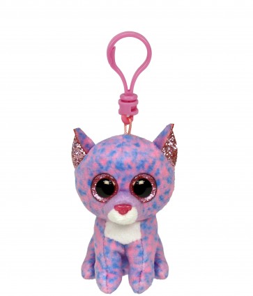 Cassidy the Lavender Cat Clip Beanie Boo