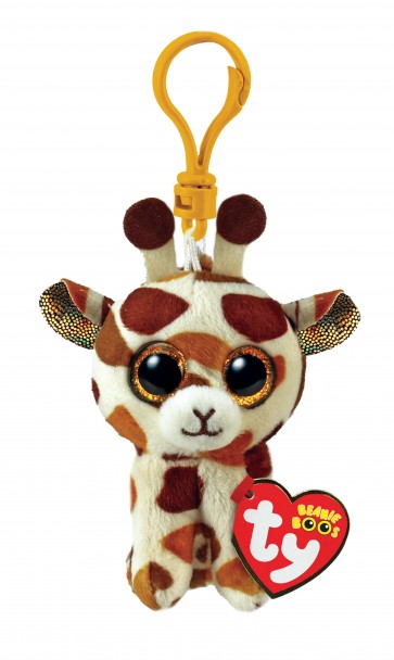 Stilts the Tan Giraffe Clip Beanie Boo