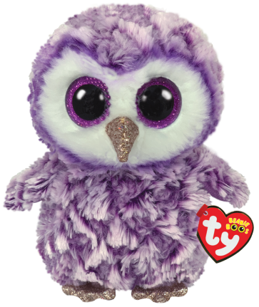 Moonlight the Purple Owl Medium Beanie Boo