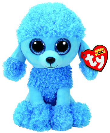 Mandy the Blue Poodle Medium Beanie Boo