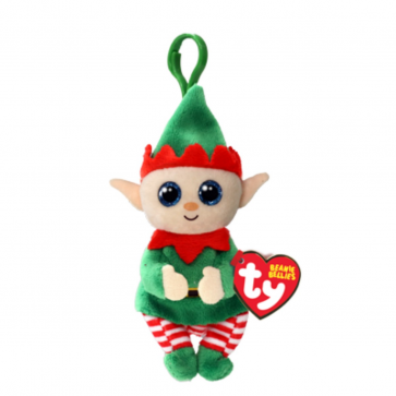 Christmas Elfonzo the Green Elf Clip Beanie Bellies