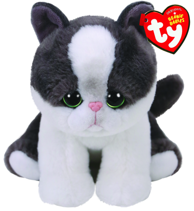 Beanie baby black and white cat cheap