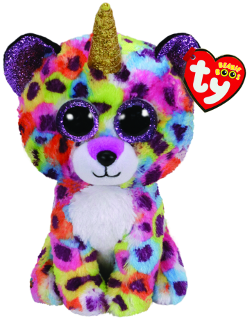Giselle the Multicoloured Leopard Regular Beanie Boo