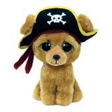 Halloween Rowan the Brown Pirate Dog Regular Beanie Boo