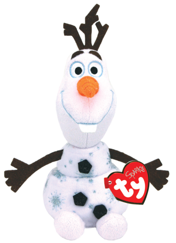 Frozen 2 Olaf Snowman Regular Sparkle Beanie Babies