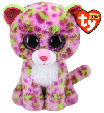 Lainey the Pink Leopard Regular Beanie Boo