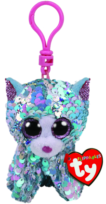 Whimsy the Blue Cat Clip Flippable
