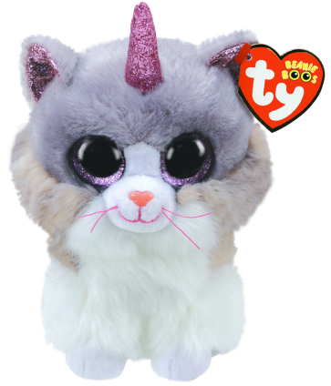 Asher the Cat with Horn Regular Beanie Boo