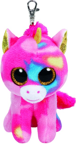 Fantasia the Multicoloured Unicorn Clip Beanie Boo