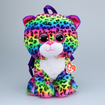 Dotty the Multicoloured Leopard Backpack