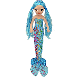 Indigo the Blue Mermaid Medium Sea Sequins Foil