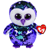 Moonlight the Purple Owl Medium Flippable
