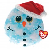 Christmas Fleck the Blue snowman 14" Squish-A-Boos
