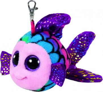 Flippy the Multicoloured Fish Clip Beanie Boo