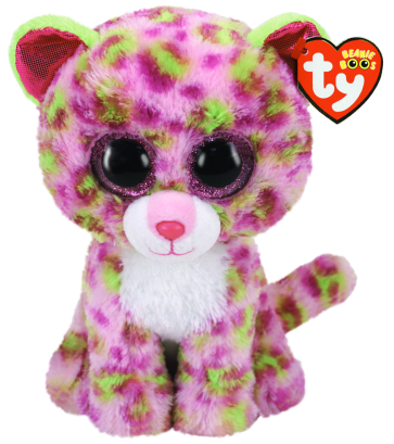 Lainey the Pink Leopard Medium Beanie Boo