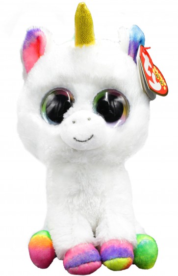 Pixy the White Unicorn Regular Beanie Boo