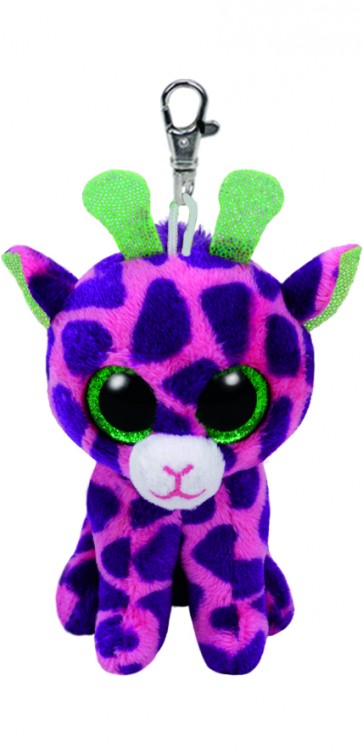 Gilbert the Pink Giraffe Clip Beanie Boo