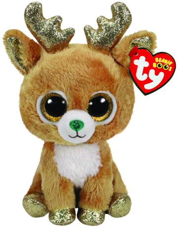 Glitzy the Reindeer Christmas Regular Beanie Boo
