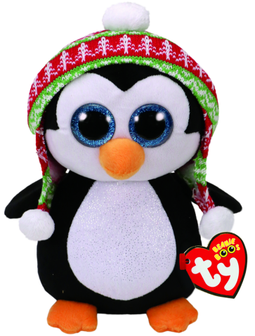 Christmas Penelope the Penguin Medium Beanie Boo