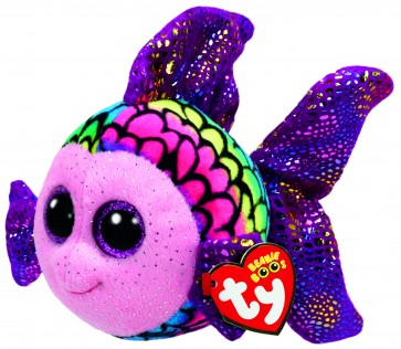 Flippy the Multicoloured Fish Regular Beanie Boo