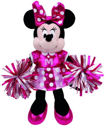 Minnie Mouse Cheerleader Sparkle Beanie Babies